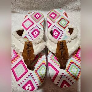 Gypsy Jazz Cream and Brown Sandals